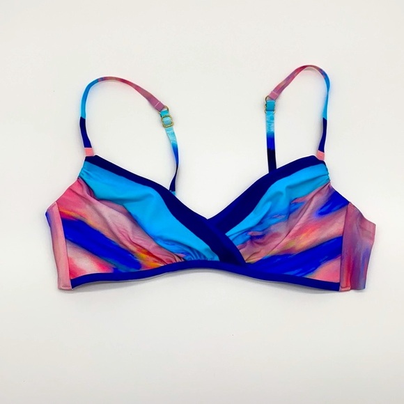 (B50) NEW Gottex Bikini Sunrise Top ONLY, Size 10, NWOT - Picture 1 of 10